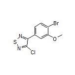 3-(4-Bromo-3-methoxyphenyl)-4-chloro-1,2,5-thiadiazole