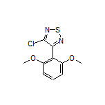 3-Chloro-4-(2,6-dimethoxyphenyl)-1,2,5-thiadiazole