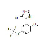 3-Chloro-4-[2-methoxy-5-(trifluoromethoxy)phenyl]-1,2,5-thiadiazole