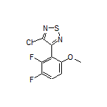 3-Chloro-4-(2,3-difluoro-6-methoxyphenyl)-1,2,5-thiadiazole