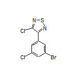 3-(3-Bromo-5-chlorophenyl)-4-chloro-1,2,5-thiadiazole