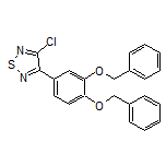 3-[3,4-Bis(benzyloxy)phenyl]-4-chloro-1,2,5-thiadiazole