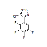 3-Chloro-4-(2,3,4,5-tetrafluorophenyl)-1,2,5-thiadiazole