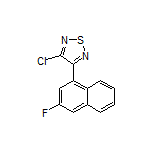 3-Chloro-4-(3-fluoro-1-naphthyl)-1,2,5-thiadiazole