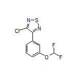 3-Chloro-4-[3-(difluoromethoxy)phenyl]-1,2,5-thiadiazole