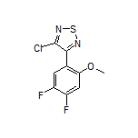 3-Chloro-4-(4,5-difluoro-2-methoxyphenyl)-1,2,5-thiadiazole