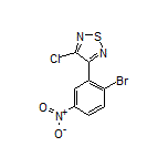 3-(2-Bromo-5-nitrophenyl)-4-chloro-1,2,5-thiadiazole