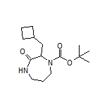 1-Boc-2-(cyclobutylmethyl)-3-oxo-1,4-diazepane