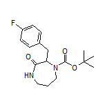 1-Boc-2-(4-fluorobenzyl)-3-oxo-1,4-diazepane