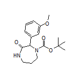 1-Boc-2-(3-methoxyphenyl)-3-oxo-1,4-diazepane