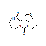 1-Boc-3-oxo-2-(tetrahydrofuran-3-yl)-1,4-diazepane