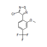 3-Chloro-4-[2-methoxy-4-(trifluoromethyl)phenyl]-1,2,5-thiadiazole