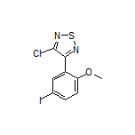 3-Chloro-4-(5-iodo-2-methoxyphenyl)-1,2,5-thiadiazole