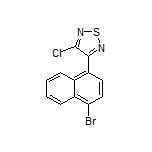 3-(4-Bromo-1-naphthyl)-4-chloro-1,2,5-thiadiazole