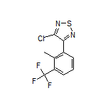 3-Chloro-4-[2-methyl-3-(trifluoromethyl)phenyl]-1,2,5-thiadiazole