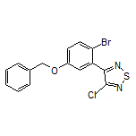 3-[5-(Benzyloxy)-2-bromophenyl]-4-chloro-1,2,5-thiadiazole