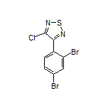 3-Chloro-4-(2,4-dibromophenyl)-1,2,5-thiadiazole