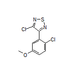 3-Chloro-4-(2-chloro-5-methoxyphenyl)-1,2,5-thiadiazole