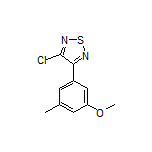 3-Chloro-4-(3-methoxy-5-methylphenyl)-1,2,5-thiadiazole