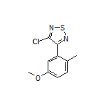 3-Chloro-4-(5-methoxy-2-methylphenyl)-1,2,5-thiadiazole