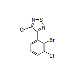 3-(2-Bromo-3-chlorophenyl)-4-chloro-1,2,5-thiadiazole