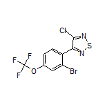 3-[2-Bromo-4-(trifluoromethoxy)phenyl]-4-chloro-1,2,5-thiadiazole