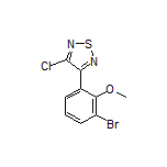 3-(3-Bromo-2-methoxyphenyl)-4-chloro-1,2,5-thiadiazole