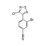 3-Bromo-4-(4-chloro-1,2,5-thiadiazol-3-yl)benzonitrile