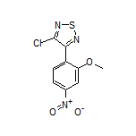 3-Chloro-4-(2-methoxy-4-nitrophenyl)-1,2,5-thiadiazole