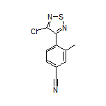 4-(4-Chloro-1,2,5-thiadiazol-3-yl)-3-methylbenzonitrile