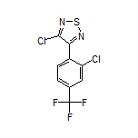 3-Chloro-4-[2-chloro-4-(trifluoromethyl)phenyl]-1,2,5-thiadiazole