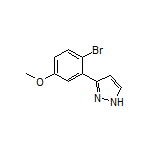 3-(2-Bromo-5-methoxyphenyl)-1H-pyrazole