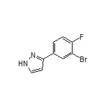 3-(3-Bromo-4-fluorophenyl)-1H-pyrazole