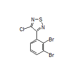 3-Chloro-4-(2,3-dibromophenyl)-1,2,5-thiadiazole