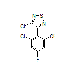 3-Chloro-4-(2,6-dichloro-4-fluorophenyl)-1,2,5-thiadiazole