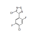 3-Chloro-4-(4-chloro-2,5-difluorophenyl)-1,2,5-thiadiazole