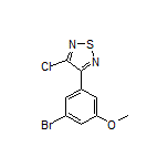 3-(3-Bromo-5-methoxyphenyl)-4-chloro-1,2,5-thiadiazole