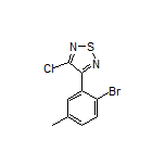 3-(2-Bromo-5-methylphenyl)-4-chloro-1,2,5-thiadiazole