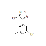 3-(3-Bromo-5-methylphenyl)-4-chloro-1,2,5-thiadiazole