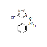 3-Chloro-4-(4-methyl-2-nitrophenyl)-1,2,5-thiadiazole