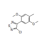 3-Chloro-4-(2,5-dimethoxy-4-methylphenyl)-1,2,5-thiadiazole