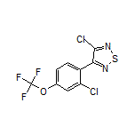 3-Chloro-4-[2-chloro-4-(trifluoromethoxy)phenyl]-1,2,5-thiadiazole