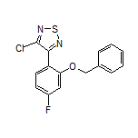 3-[2-(Benzyloxy)-4-fluorophenyl]-4-chloro-1,2,5-thiadiazole