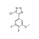 3-Chloro-4-(3,4-difluoro-5-methoxyphenyl)-1,2,5-thiadiazole