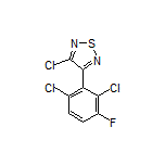 3-Chloro-4-(2,6-dichloro-3-fluorophenyl)-1,2,5-thiadiazole