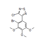 3-(2-Bromo-3,4,5-trimethoxyphenyl)-4-chloro-1,2,5-thiadiazole