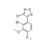 3-(2-Bromo-3,4-dimethoxyphenyl)-4-chloro-1,2,5-thiadiazole