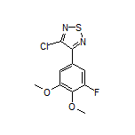 3-Chloro-4-(3-fluoro-4,5-dimethoxyphenyl)-1,2,5-thiadiazole