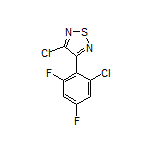 3-Chloro-4-(2-chloro-4,6-difluorophenyl)-1,2,5-thiadiazole