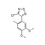 3-Chloro-4-(4,5-dimethoxy-2-methylphenyl)-1,2,5-thiadiazole